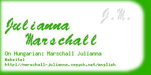 julianna marschall business card